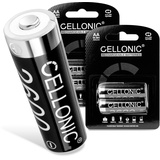 CELLONIC® Ersatzakku für Siemens Gigaset C620 / C620A / C620H Telefon Ersatz Akku 4X AA Mignon LR6, 4X 2600mAh wiederaufladbare Batterie Telefonakku