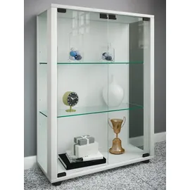 VCM Standvitrine Sintalo 60 x 25 x 80 cm Weiß
