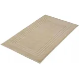 KLEINE WOLKE Frottiervorleger Lodge Sandbeige 80 x 50 cm