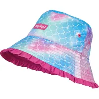Playshoes Mädchen UV-Schutz Sonnenhut Bademütze Kopfbedeckung, Meerjungfrau, 51cm