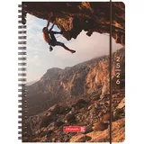 Brunnen Schülerkalender (2025/2026) "Cliffhanger", = A5, 208 Seiten, PP-Umschlag, mehrfarbig