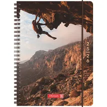 Brunnen Schülerkalender (2025/2026) "Cliffhanger", = A5, 208 Seiten, PP-Umschlag, mehrfarbig
