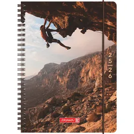 Brunnen Schülerkalender (2025/2026) "Cliffhanger", = A5, 208 Seiten, PP-Umschlag, mehrfarbig