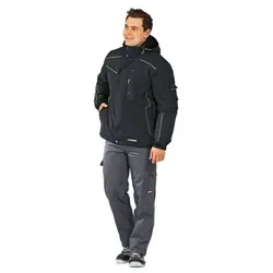Wetter- und Kälteschutzjacke Neon 3394, grau/leuchtgrün, Größe M - grau/grün - M