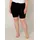 Base Level Curvy "Ava", Damen, Gr. 46, N-Gr, schwarz, Jersey, Obermaterial: 94% Viskose, 6% Elasthan, unifarben, Basic, figurbetont ca. Mitte Oberschenkel, Hosen Radlerhose, mit Spitzenkante