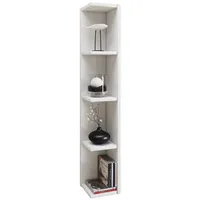 VCM Honsa Bücherregal 15 x 17 x 97 cm Weiß