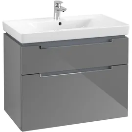Villeroy & Boch Waschtischunterschrank 2 Auszüge 78,7 x 59 x 44,9 cm Grau
