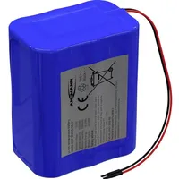 Ansmann 3S2P Akkupack 6x 18650 Kabel Li-Ion 10.8V 5200mAh