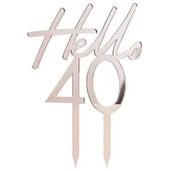 Hello Forty Tortendeko