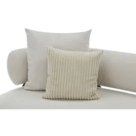 Sofa.de Megasofa Flachgewebe 3-Sitzer Weiß