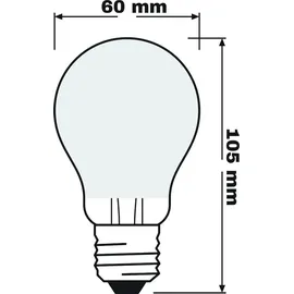 Osram LED-Lampe 075303409 4W E27 kaltweiß 1 St.