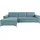 OTTO products Eckcouch Polyester 3-Sitzer Blau