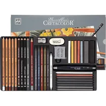CRETACOLOR Ultimo Skizzierset 35 teilig 35 St. Weiß