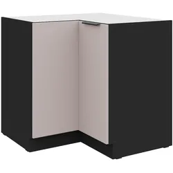 Küchen Eckunterschrank 90x90 cm Küche ARONA Kaschmir beige Küchenzeile