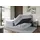 altdecor Boxspringbett mit 2 Matratzen und Topper - 180x200 cm - ZAFIRA-BZ KING - Grau Samt - Polsterbett mit, H3- und H4- Matratzen, Bettkasten un... - Grau