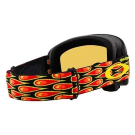 OAKLEY o frame 2.0 Pro MX troy lee series Crossbrille - Schwarz/Rot/Gelb Gelb/Orange-Verspiegelt