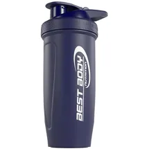 Best Body Reforce Edelstahl Shaker 700 ml mit Sieb matt Blau