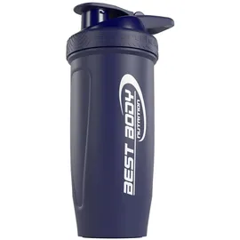 Best Body Reforce Edelstahl Shaker 700 ml mit Sieb matt Blau