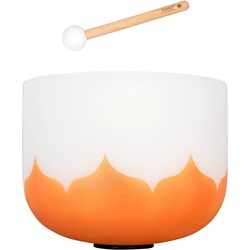 Sela SECLU13D Kristallklangschale Lotus 13" Ton D (432 Hz) Orange