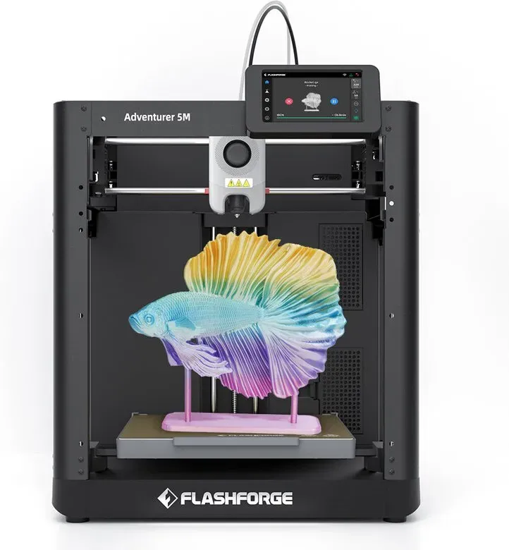 FLASHFORGE Adventurer 5M 3D-Drucker, max. 600 mm/s Hochgeschwindigkeitsdruck, 280 °C direkter Extruder, Druckgröße 220 x 220 x 220 mm