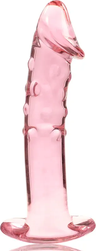 NEBULA SERIES - Modell 19 Dildo aus Borosilikatglas, 18,5 cm Ø 4 cm - Transparent