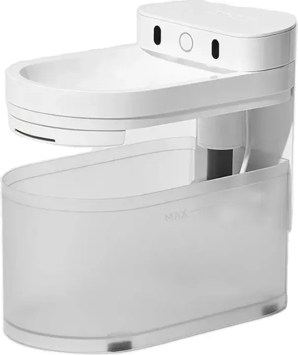 Catlink Pure 3 kabelloser Trinkbrunnen für Haustiere, CATLINK-W03, Weiß, unterstützt vier Betriebsmodi, 5000-mAh-Akku mit ultralanger Akkulaufzeit, Doppelfiltersystem