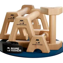 bare hands Liegestützgriffe Holz 0,14 m