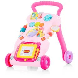 Chipolino Lauflernwagen Funny, Spielcenter, Melodien und Geräusche, Zeichenbrett pink