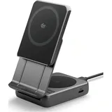 SPIGEN Essential MagSafe 2-in-1+C Wireless Charger EF302MOQ black