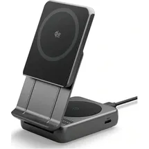 SPIGEN Essential MagSafe 2-in-1+C Wireless Charger EF302MOQ black