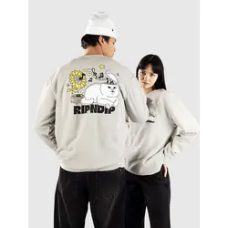 RIPNDIP No Music No Life Sweater gray Gr. L