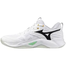 Mizuno Wave Momentum Pro Volleyballschuhe, 21 - white/black/frozen emerald 46.5