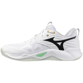 Mizuno Wave Momentum Pro Volleyballschuhe, 21 - white/black/frozen emerald 46.5