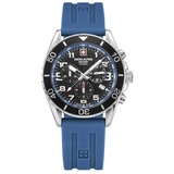 Swiss Alpine Military Schweizer Uhr Raptor blau