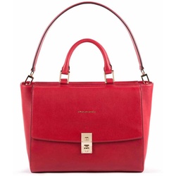 Piquadro DF Damenlaptoptasche für 13,3" Notebook un iPad Pro 12.9" rot