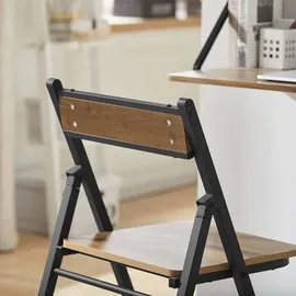 SoBuy Klappstuhl Vintage braun