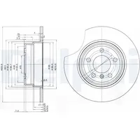 Delphi Bremsscheibe BG3629