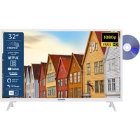 Telefunken XF32SN550SD-W 32 Zoll Fernseher/Smart TV (Full HD, HDR,