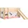 Vipack Spielbett »Pino, Kiefer massiv, mit Rolllattenrost u. Textil-Set, Made in Europe«, (B/H/T ca. 210x114x218cm, mit Absturzschutz, Leiter und Rutsche), verschiedene Textil-Designs und Holzfarben zur Wahl