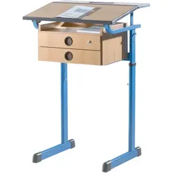 höhenverstellbares Lehrer Stehpult, höhenverstellbar von 108-120 cm