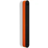 Aufbau - Klapphaken HARZ schwarz/orange 140 x 16 mm Mantelhaken Garderobenhaken Kleiderlüfter klappbar von SO-TECH®