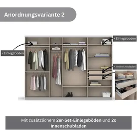 OTTO home Schwebetürenschrank KOLUNA 315 x 229 x 62 cm Grau