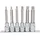 KS Tools 1/2" CHROMEplus Bit-Stecknuss-Satz XZN, lang, 6-tlg.