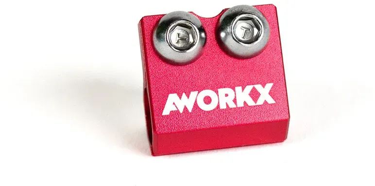 AWORKX Bremsleitungshalterung - Rot