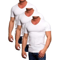 Jack & Jones T-Shirt (Spar Set, 3er-Pack) in Unifarben weiß M