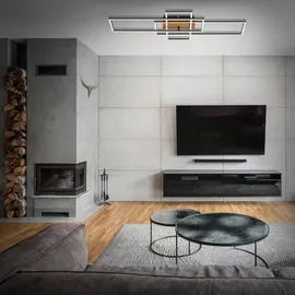 Briloner CCT LED Deckenleuchte 104 cm schwarz