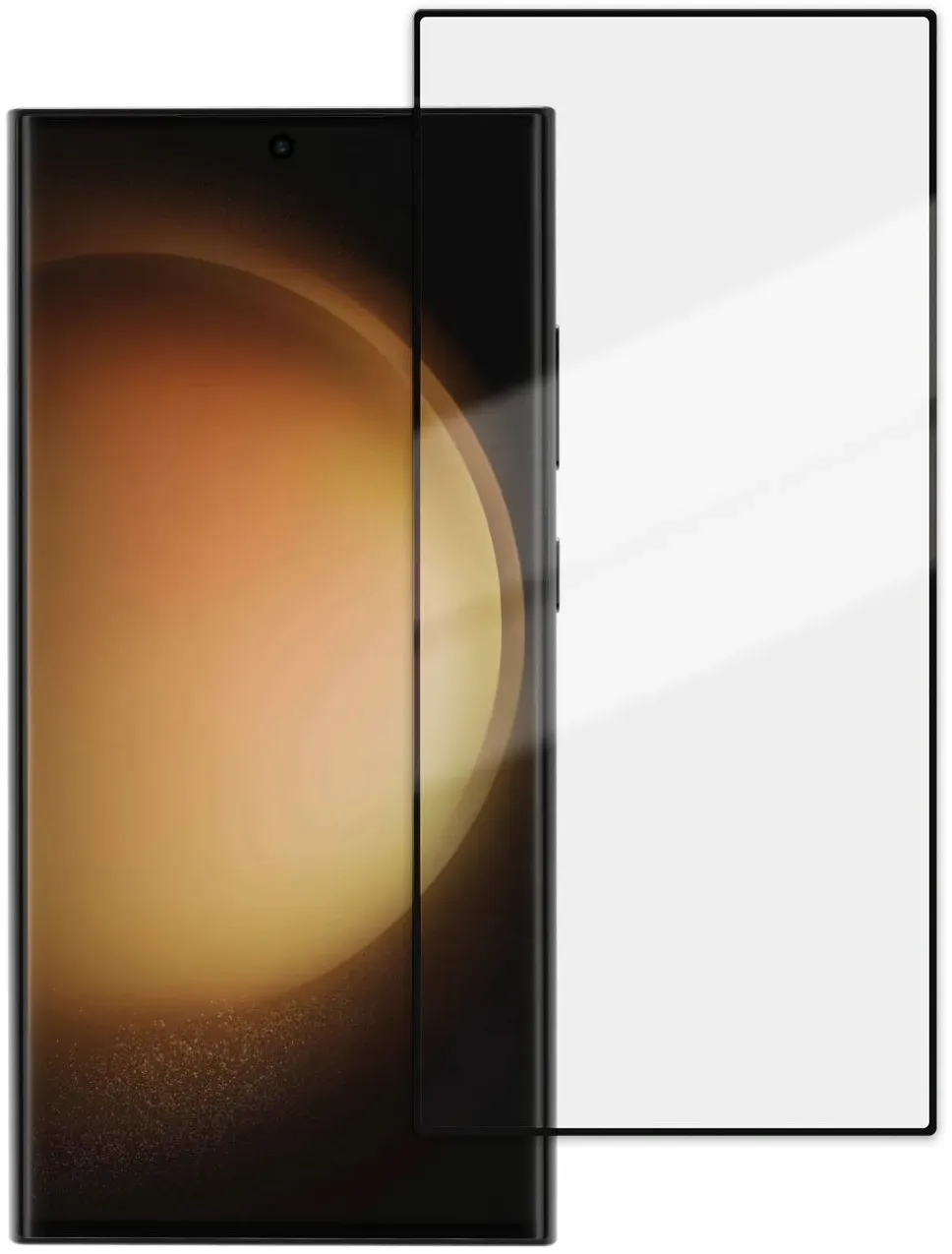 Preisvergleich Produktbild Full Screen Displayschutzglas für Galaxy S24 Ultra