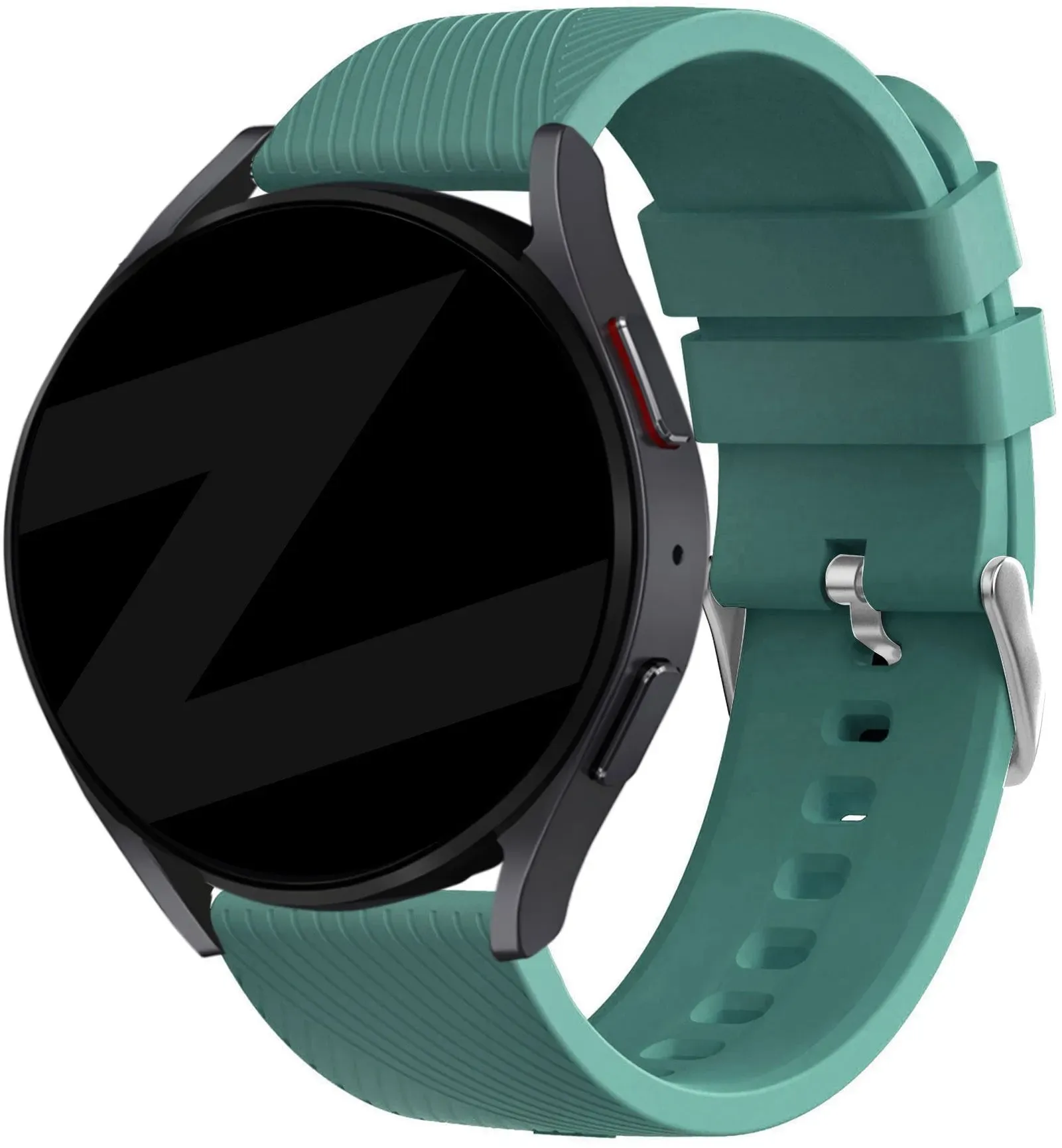 Bandz Noise Noisefit Halo Plus Armband Silikon 'Deluxe' für Noise Noisefit Halo Plus - Viridiangrün - Schnallenverschluss