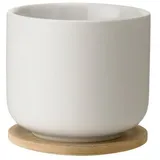 Stelton Theo mit Untersetzer sand