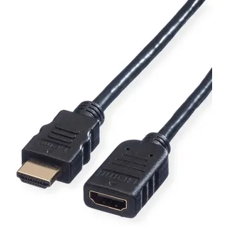 Value HDMI High Speed Verlängerungskabel, mit Ethernet, ST-BU, 2 m